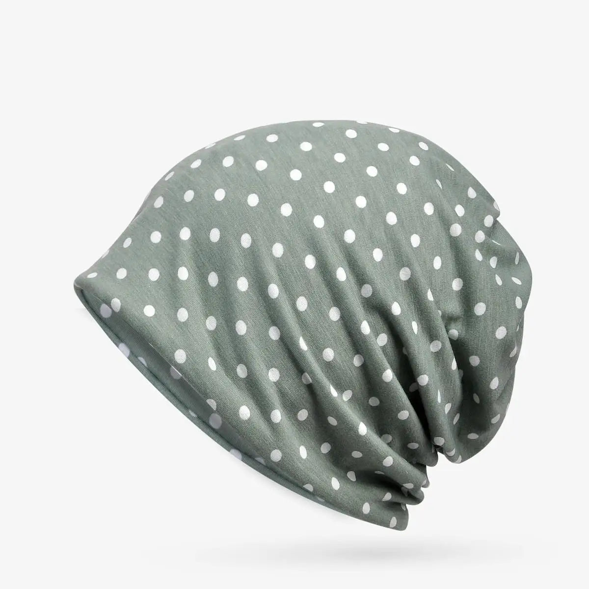 Women's Beanie Hat Cotton Summer Dot Pattern Beanie Hats