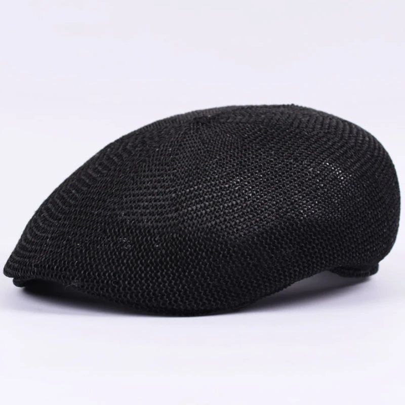 Summer Sun Caps Men Breathable Straw Hats