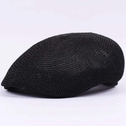 Summer Sun Caps Men Breathable Straw Hats