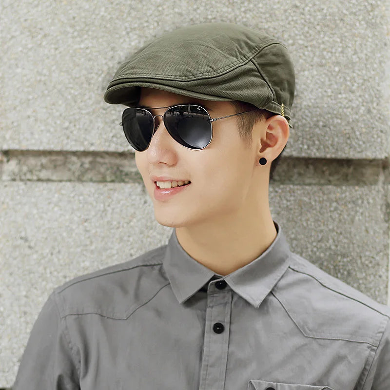 Summer Plus Size Newsboy Caps Men Casual Ivy Hat