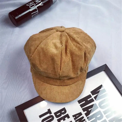 Newsboy Cap Beret Women Vintage Painter Winter Hats