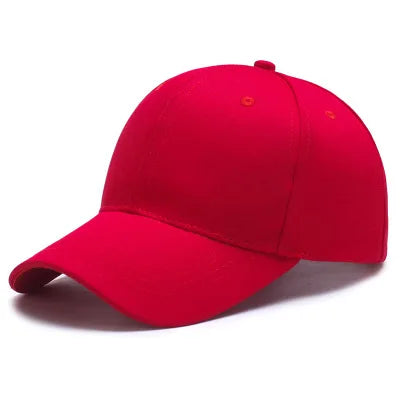 Unisex 100% Cotton Cap High Quality Solid Simple Color Hard Top Baseball Cap Men Women