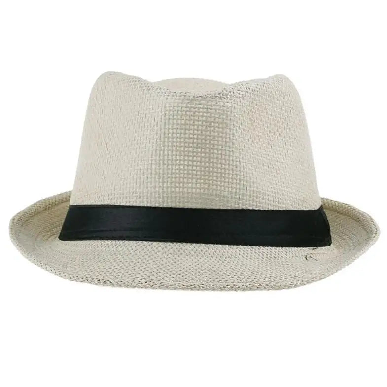 Women Men Fashion Summer Casual Trendy Beach Sun Straw Panama Jazz Hat