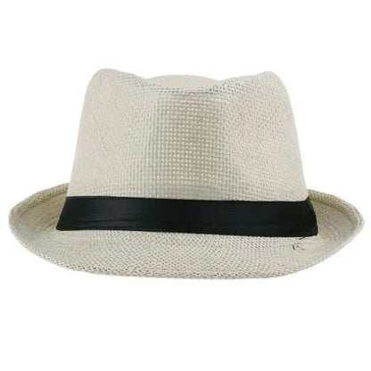 Women Men Fashion Summer Casual Trendy Beach Sun Straw Panama Jazz Hat