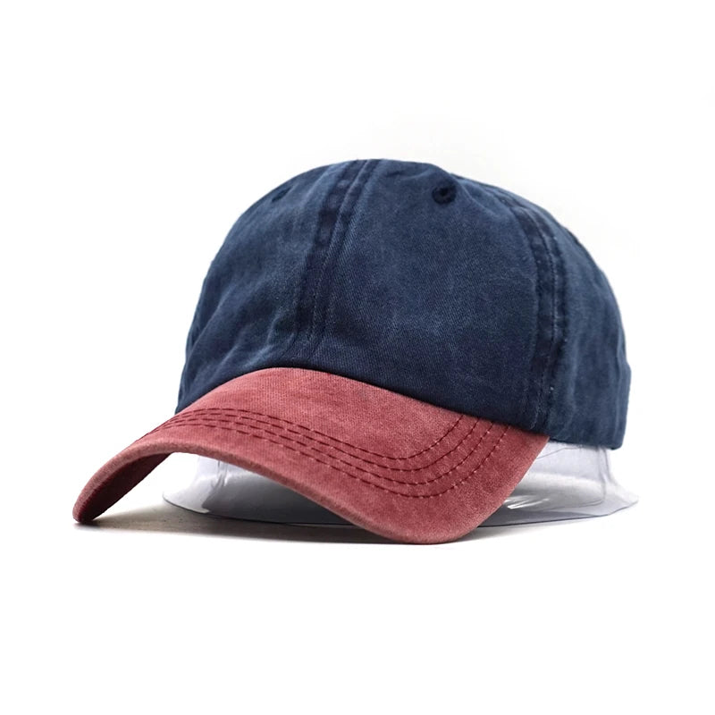 Washed Denim Snapback Hats Autumn Summer Men Women