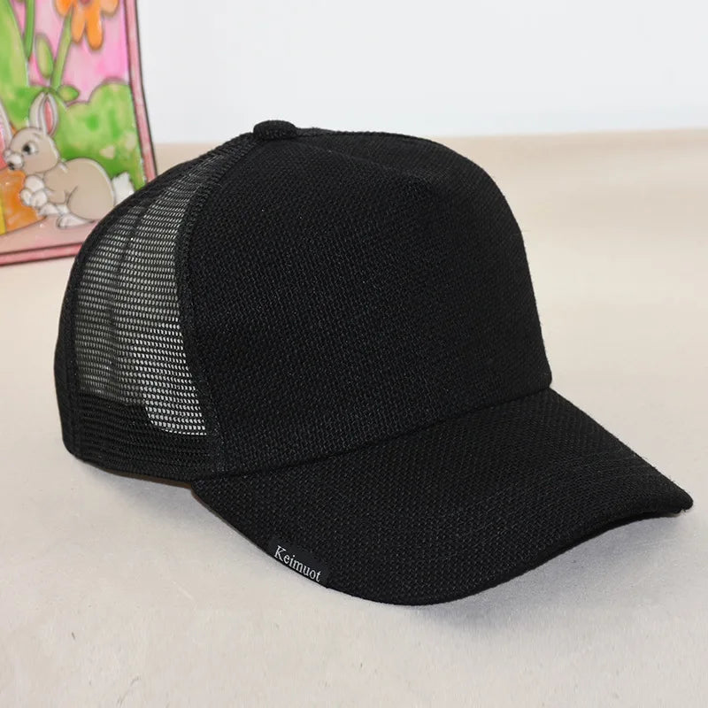 Summer Oversize Trucker Hats Large Sun Caps Men Women