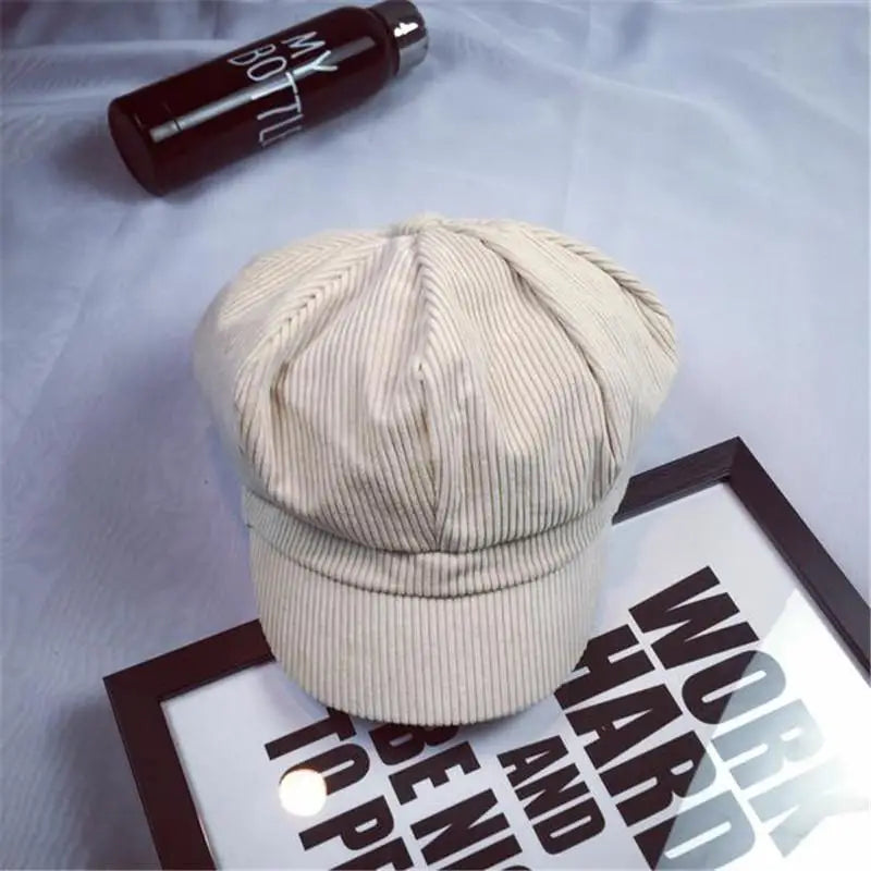 Newsboy Cap Beret Women Vintage Painter Winter Hats