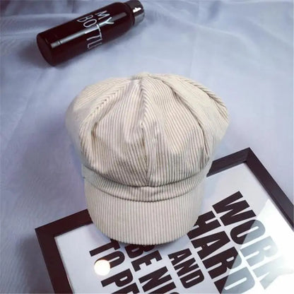 Newsboy Cap Beret Women Vintage Painter Winter Hats