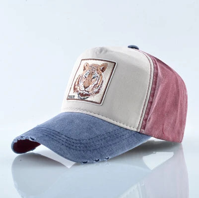 Unisex Baseball Cap Men Women Fashion Animals Embroidery