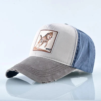Unisex Baseball Cap Men Women Fashion Animals Embroidery