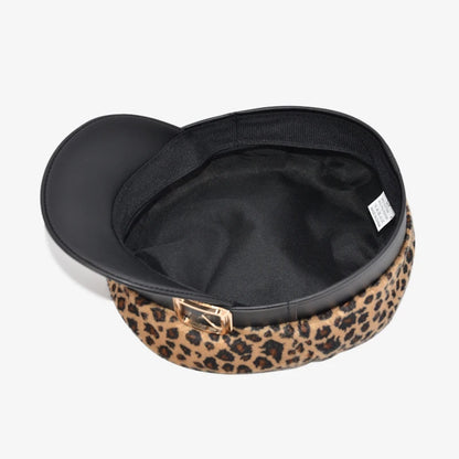 Ladies Fashion Leopard Print Beret Hats