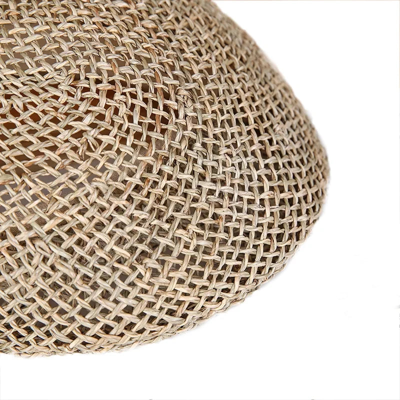 Summer Breathable Men Handmade Straw Newsboy Caps