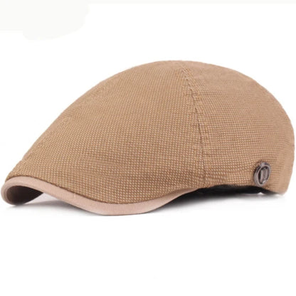 6 Panel Ivy Flat Cap Men Women Cotton Beret Cap