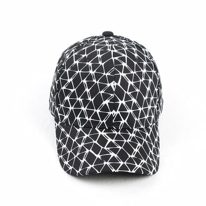 2021 Four Seasons Cotton Plaid Line Casquette Baseball Cap