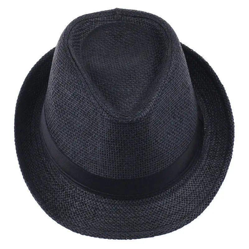 Women Men Fashion Summer Casual Trendy Beach Sun Straw Panama Jazz Hat