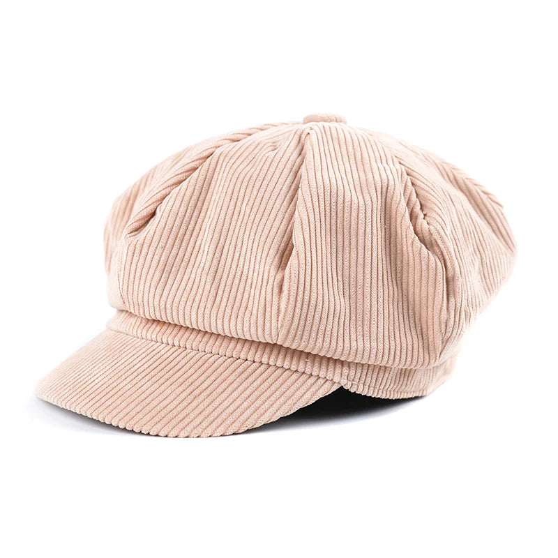 Newsboy Cap Beret Women Vintage Painter Winter Hats