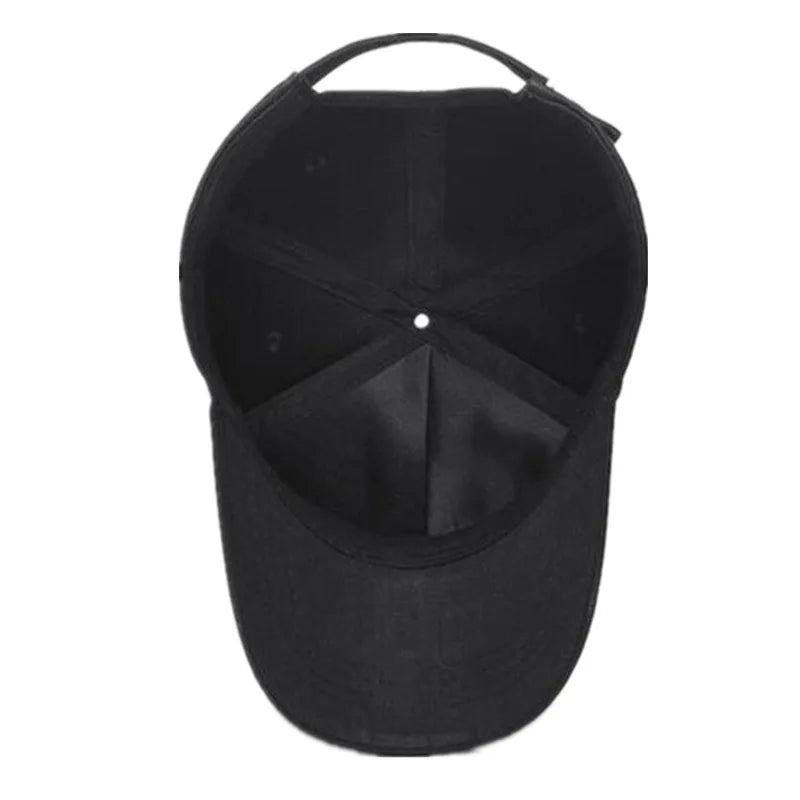 Unisex 100% Cotton Cap High Quality Solid Simple Color Hard Top Baseball Cap Men Women