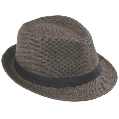 Women Men Fashion Summer Casual Trendy Beach Sun Straw Panama Jazz Hat