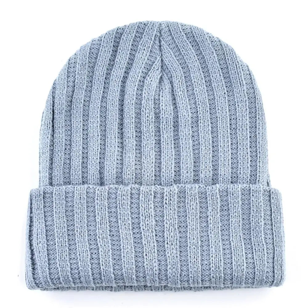 New Fashion Knitted Hats For Men Women Wolf Pattern Skullies Beanies
