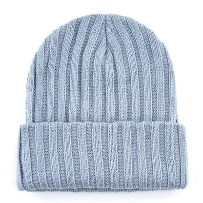 New Fashion Knitted Hats For Men Women Wolf Pattern Skullies Beanies