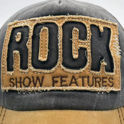 High Quality Letter Rock Embroidery Cotton Baseball Cap