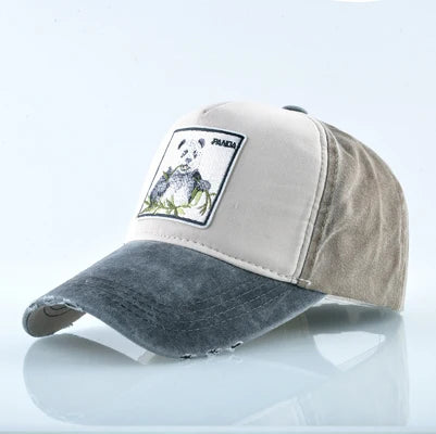 Unisex Baseball Cap Men Women Fashion Animals Embroidery