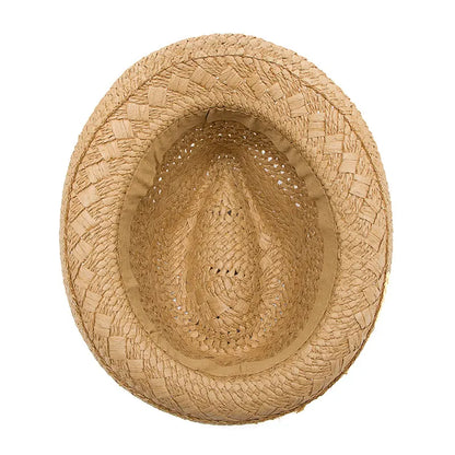 Summer Fashion Handmade Women's Beach Boho Fedora Straw Hat