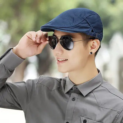 Summer Plus Size Newsboy Caps Men Casual Ivy Hat