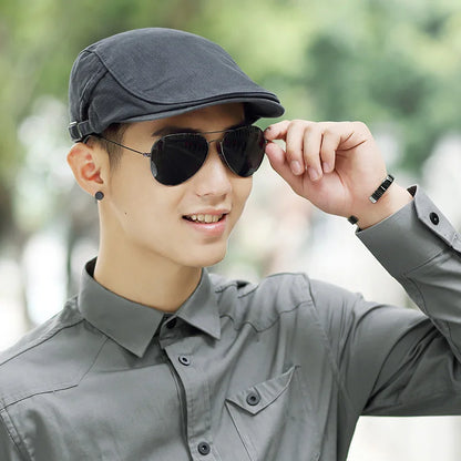 Summer Plus Size Newsboy Caps Men Casual Ivy Hat