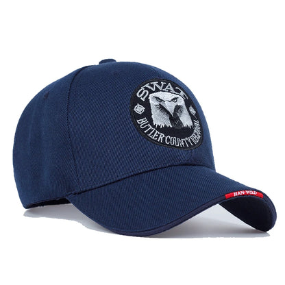 Swat Army Cap Male Embroidered Eagle Black Baseball Caps Men