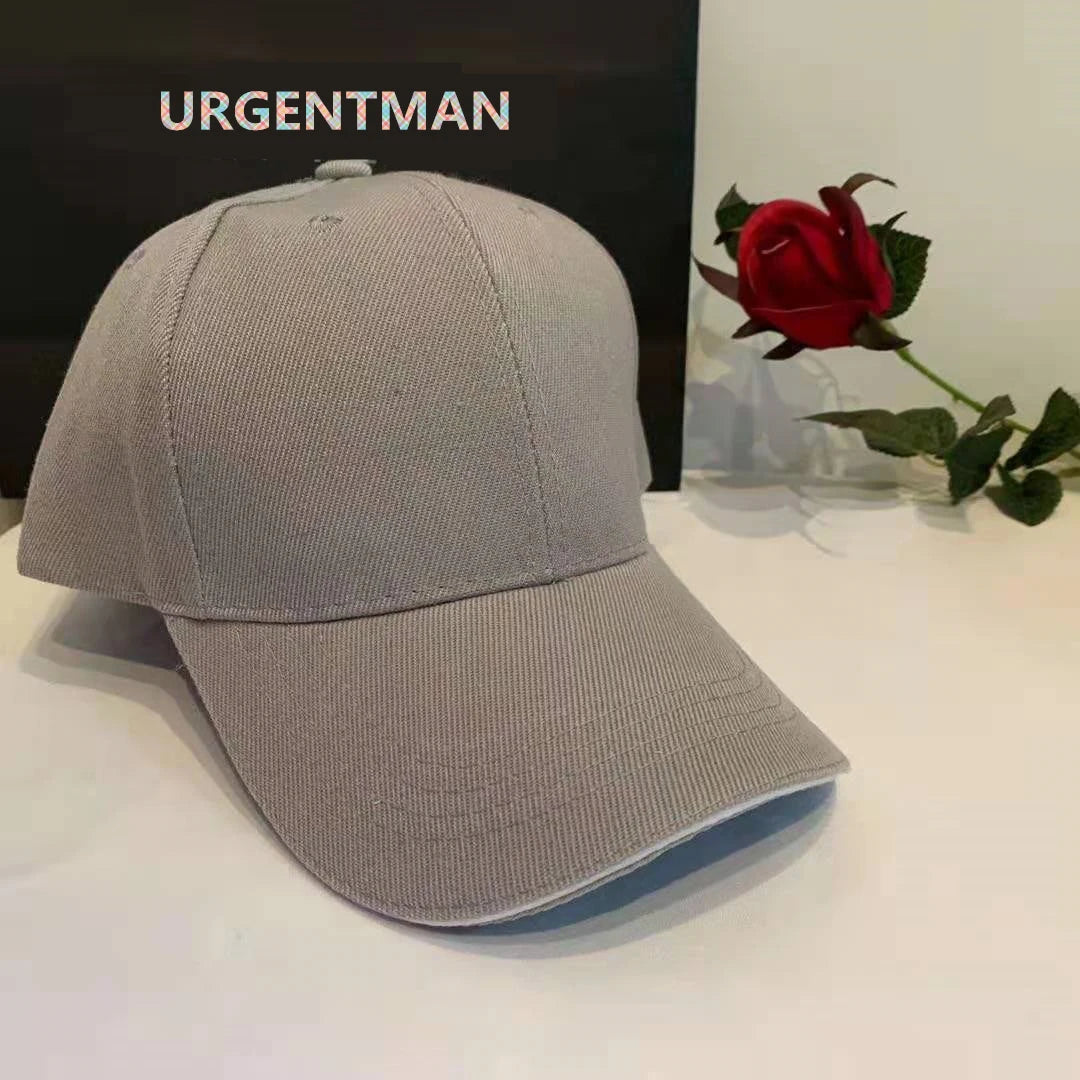 Unisex Cap Casual Acrylic Plain Baseball Cap For Women Men