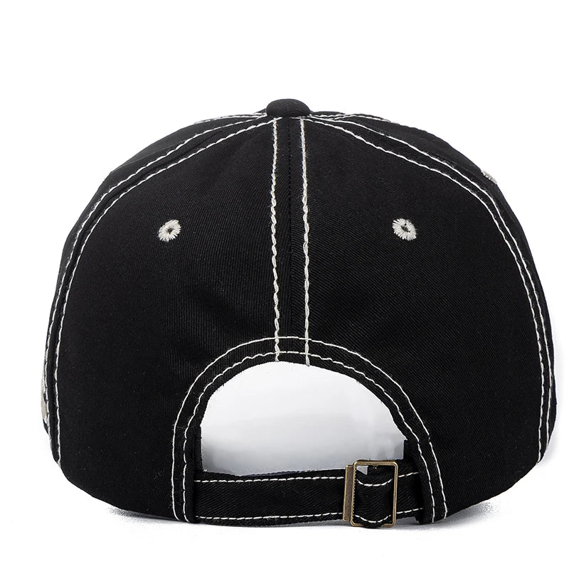 Unisex Cap Letter Embroidery Cotton Baseball Cap