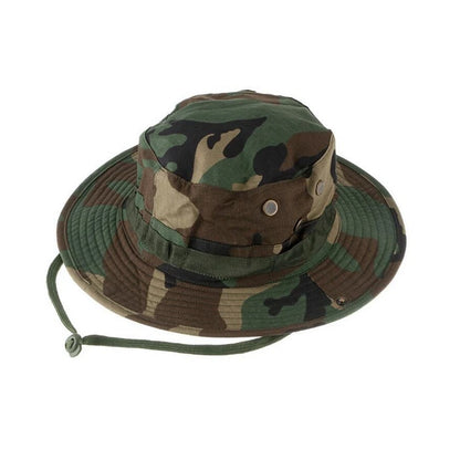 Tactical Hat Camouflage Fishing Cap Outdoor Sport Sun Bucket Cap Outdoor