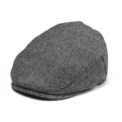 Kids Flat Caps Herringbone Woolen Tweed Small Size Boy Girl Newsboy Caps