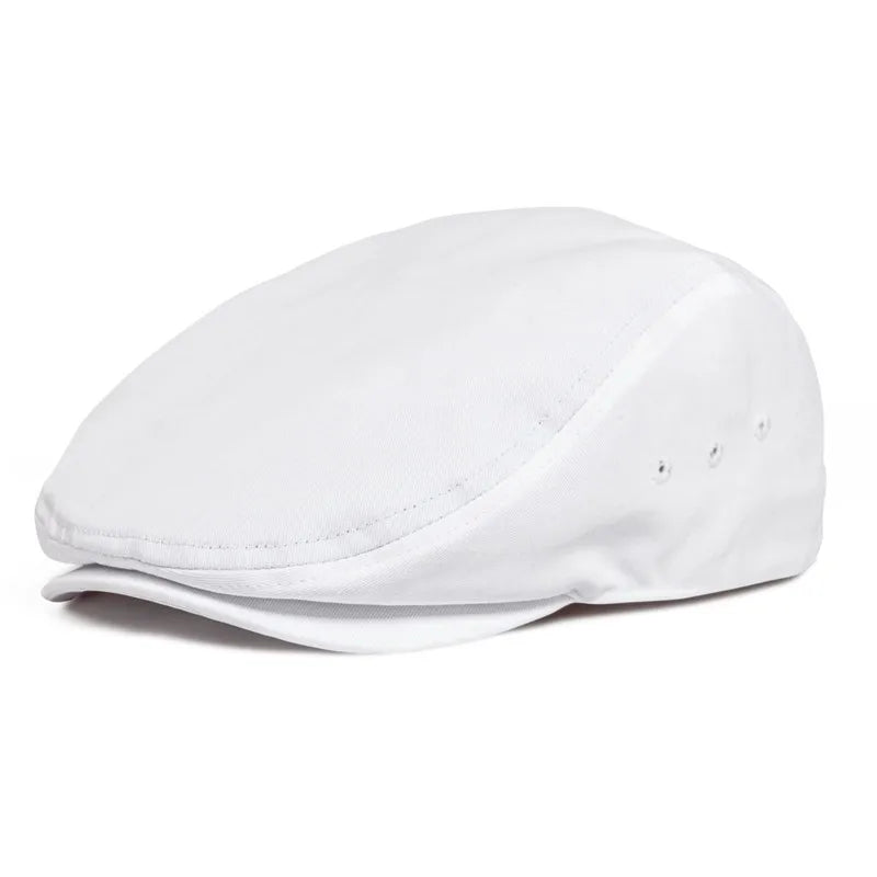 Airhole Flat Cap Men Cotton Driver Hat