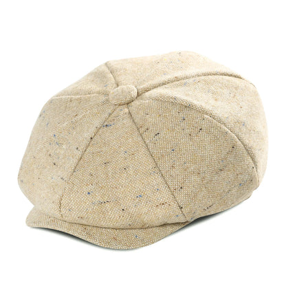 Kids Newsboy Caps Small Size Boy Woolen Tweed Flat Cap