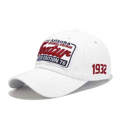 Vintage Red Pink Streetwear Baseball Cap For Men