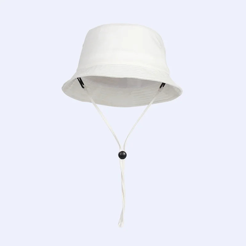Lady Big Size Bucket Hats Women Pure Cotton Sun Cap Male Panama Hat Men Plus Size