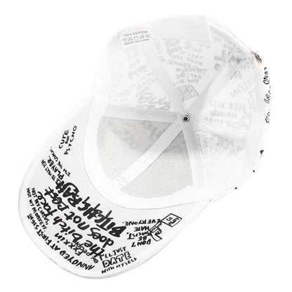 Korean Version of The Graffiti Personality Baseball Hat Tide Men and Women