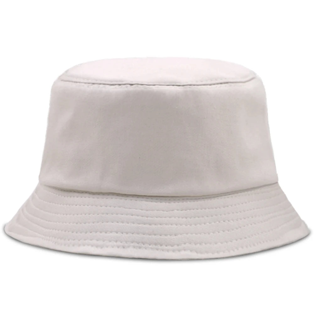 Fashion Letter 23 Print Bucket Hat Unisex Summer Beach Panama Hats