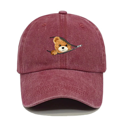 Unisex Retro Washed Denim Baseball Cap
