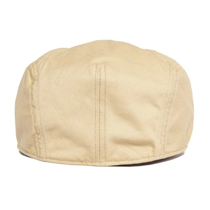 Twill New Flat Cap Men 100% Cotton Ivy Caps Golf Baker Boy Hat