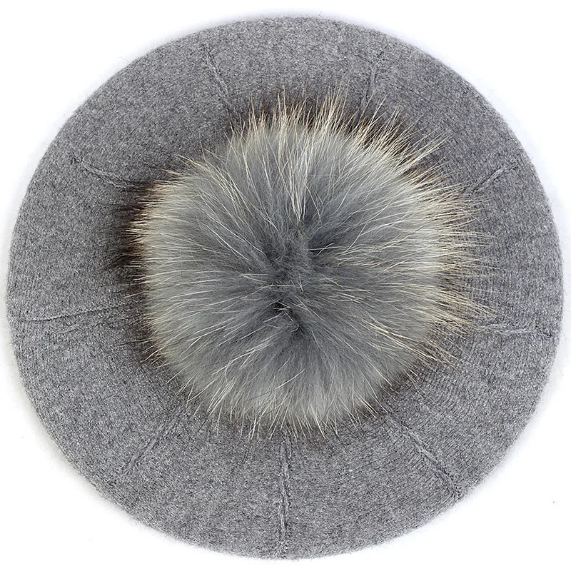 Fashion Elegant Sweet Women Beret Warm Winter Autumn Hat Lovely Ladies Party Hats