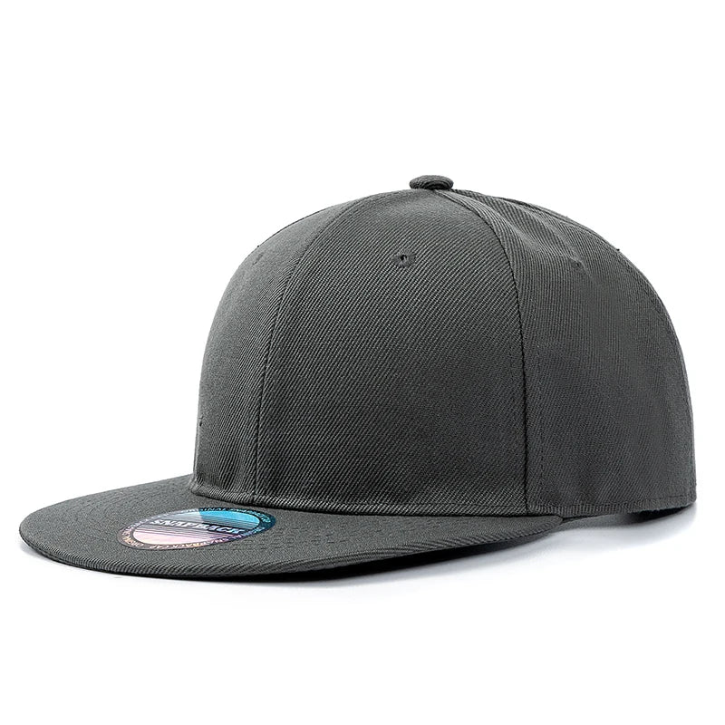 Cap Plain Snapback Hat Men Women