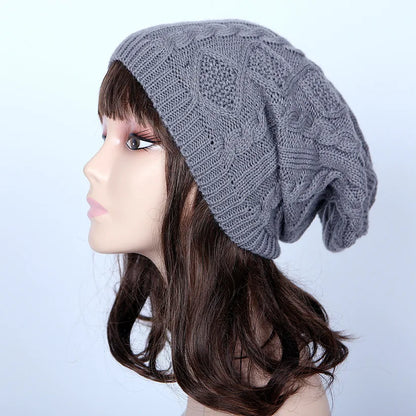 Hot Style Knit Hat With Small Twist Fashion Heaps Heaps Of Turtle-Head Hats