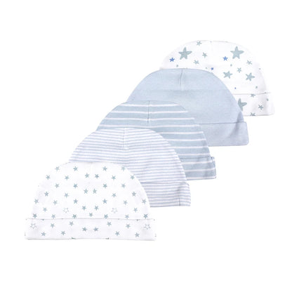 New Born Baby Boy Hats 3/5 Pieces Cotton Baby Girls Hats