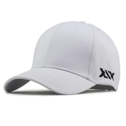 Oversize Baseball Caps Lady Hard Cotton Sun Cap Dad Casual Curved Peak Sport Hat Big Bone Men