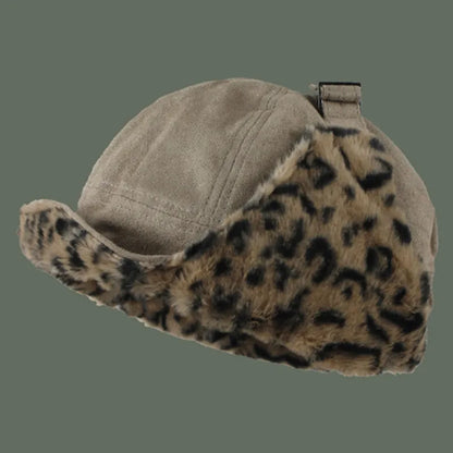 Winter Men Women Plus Velvet Warm Bomber Hats