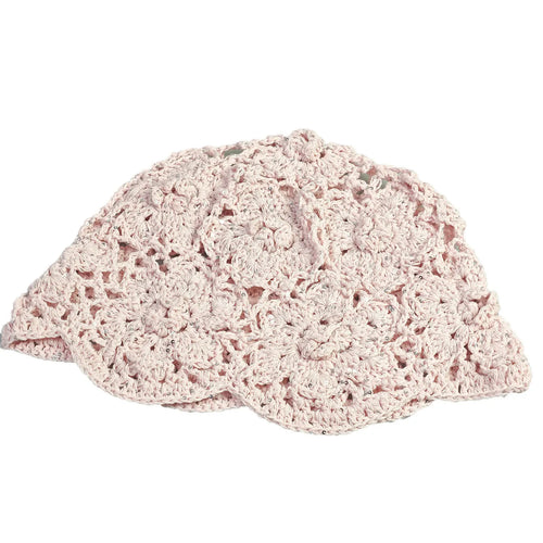 Spring Summer Hand-Woven Hollow Crochet Knitted Hat