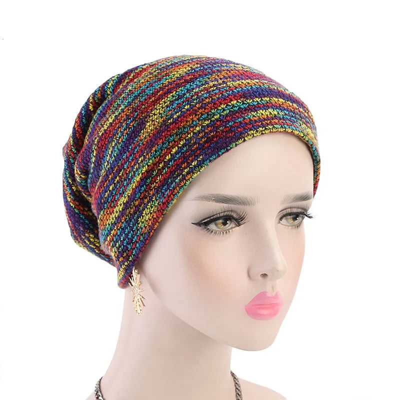 Double Fabric Winter Warm Beanies For Women And Men Unisex